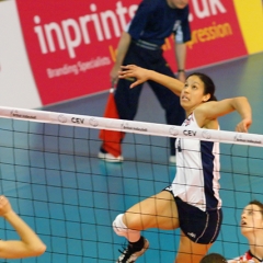 CEV Women's 2011 European Volleyball Championships, Round 2, Pool C, 2nd Leg, Great Britain 0 v 3 Ukraine (10-25, 18-25, 15-25), Ponds Forge, Sheffield, Sunday 29th May 2010.