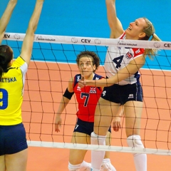 CEV Women's 2011 European Volleyball Championships, Round 2, Pool C, 2nd Leg, Great Britain 0 v 3 Ukraine (10-25, 18-25, 15-25), Ponds Forge, Sheffield, Sunday 29th May 2010.