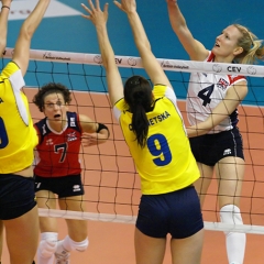 CEV Women's 2011 European Volleyball Championships, Round 2, Pool C, 2nd Leg, Great Britain 0 v 3 Ukraine (10-25, 18-25, 15-25), Ponds Forge, Sheffield, Sunday 29th May 2010.