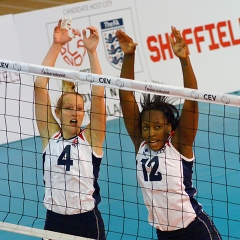 CEV Women's 2011 European Volleyball Championships, Round 2, Pool C, 2nd Leg, Great Britain 0 v 3 Ukraine (10-25, 18-25, 15-25), Ponds Forge, Sheffield, Sunday 29th May 2010.