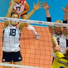 CEV Women's 2011 European Volleyball Championships, Round 2, Pool C, 2nd Leg, Great Britain 0 v 3 Ukraine (10-25, 18-25, 15-25), Ponds Forge, Sheffield, Sunday 29th May 2010.