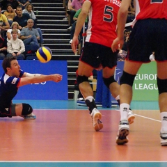 CEV Men's 2010 European League, Pool A, 3rd Leg, Great Britain 2 v 3 Romania, K2, Crawley, Sun 20th June 2010.