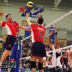 CEV Men's 2010 European League, Pool A, 3rd Leg, Great Britain 2 v 3 Romania, K2, Crawley, Sun 20th June 2010.