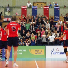 CEV Men's 2010 European League, Pool A, 3rd Leg, Great Britain 2 v 3 Romania (25-23, 15-25, 21-25, 25-22, 10-15), K2, Crawley, Sun 20th June 2010.