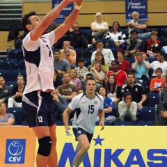 CEV Men's 2010 European League, Pool A, 3rd Leg, Great Britain 2 v 3 Romania (25-23, 15-25, 21-25, 25-22, 10-15), K2, Crawley, Sun 20th June 2010.