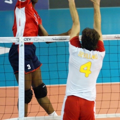 CEV Men's 2010 European League, Pool A, 5th Leg, Great Britain 0 v 3 Spain (12, 17, 22), Ponds Forge, Sheffield, Sun 4th July 2010.