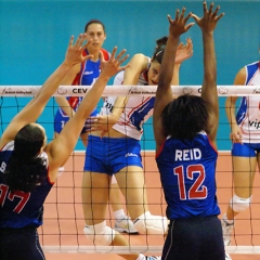 CEV Women's 2010 European League, Pool A, 5th Leg, Great Britain 0 v 3 Serbia (19, 20, 23), Ponds Forge, Sheffield, Sun 4th July 2010.