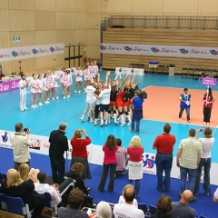 Sainsbury's UK Schools Games, Girls Volleyball Final, England North v England South, Sun 5th Sep 2010, Northumbria University Sport Central, Newcastle