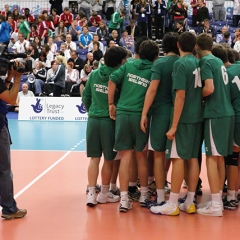 Sainsbury's UK Schools Games, Boys Volleyball Final, Northern Ireland v England North, Sun 5th Sep 2010, Northumbria University Sport Central, Newcastle