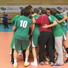 Sainsbury's UK Schools Games, Boys Volleyball Final, Northern Ireland v England North, Sun 5th Sep 2010, Northumbria University Sport Central, Newcastle