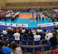 Sainsbury's UK Schools Games, Volleyball Presentation Parade, Sun 5th Sep 2010, Northumbria University Sport Central, Newcastle