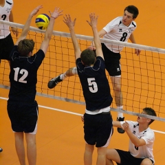 Sainsbury's UK Schools Games, Volleyball, Scotland West v England North (Boys), Fri 3rd Sep 2010, Northumbria University Sport Centrel, Newcastle