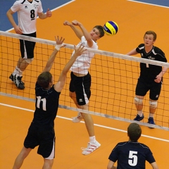 Sainsbury's UK Schools Games, Volleyball, Scotland West v England North (Boys), Fri 3rd Sep 2010, Northumbria University Sport Centrel, Newcastle