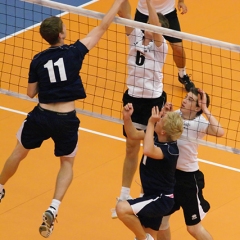 Sainsbury's UK Schools Games, Volleyball, Scotland West v England North (Boys), Fri 3rd Sep 2010, Northumbria University Sport Centrel, Newcastle