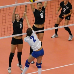 Sainsbury's UK Schools Games, Volleyball, Scotland East v England North (Girls), Fri 3rd Sep 2010, Northumbria University Sport Centrel, Newcastle