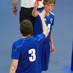 Sainsbury's UK Schools Games, Volleyball, Scotland East v Wales (Boys), Fri 3rd Sep 2010, Northumbria University Sport Centrel, Newcastle