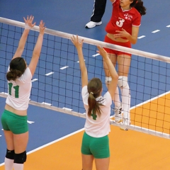 Sainsbury's UK Schools Games, Volleyball, Northern Ireland v England Central (Girls), Sat 4th Sep 2010, Northumbria University Sport Central, Newcastle