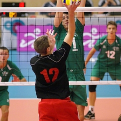 Sainsbury's UK Schools Games, Volleyball, Northern Ireland v England South (Boys), Sat 4th Sep 2010, Northumbria University Sport Central, Newcastle