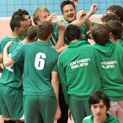 Sainsbury's UK Schools Games, Volleyball, Northern Ireland v England South (Boys), Sat 4th Sep 2010, Northumbria University Sport Central, Newcastle