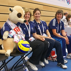 Sainsbury's UK Schools Games, Volleyball, England Central v Scotland West (Girls), Sat 4th Sep 2010, Northumbria University Sport Central, Newcastle