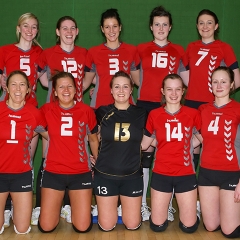 Scottish Cup Semi-Finals, Troon Prestwick & Ayr 3 v 1 North Grampian (25-7, 25-16, 22-25, 25-12), Wishaw SC, Sun 13th Mar 2011
Scottish Cup Semi-Finals, Wishaw SC, 
Back Row (L-R): Stephanie McCall,