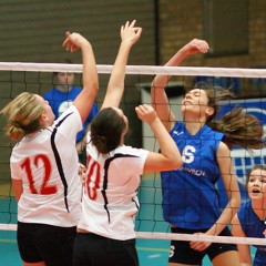 Scottish Volleyball U19 Women's JNL Final, City of Edinburgh 2 v 0 Lanarkshire Ragazzi [22, 23], Wishaw Sports Centre, Sun 15th May 2011