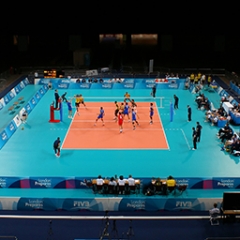 Brazil 0 v 3 Serbia [22, 18, 18], 2011 London Volleyball International Invitational, Earl's Court, London, 20th-24th July 2011