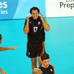 Egypt 3 v 0 Mexico [23, 24, 17], 2011 London Volleyball International Invitational, Earl's Court, London, 20th-24th July 2011