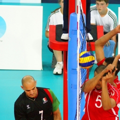 Egypt 3 v 0 Mexico [23, 24, 17], 2011 London Volleyball International Invitational, Earl's Court, London, 20th-24th July 2011