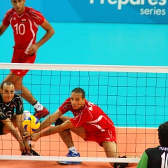 Egypt 3 v 0 Mexico [23, 24, 17], 2011 London Volleyball International Invitational, Earl's Court, London, 20th-24th July 2011