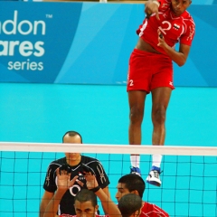 Egypt 3 v 0 Mexico [23, 24, 17], 2011 London Volleyball International Invitational, Earl's Court, London, 20th-24th July 2011