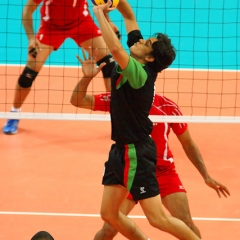 Egypt 3 v 0 Mexico [23, 24, 17], 2011 London Volleyball International Invitational, Earl's Court, London, 20th-24th July 2011