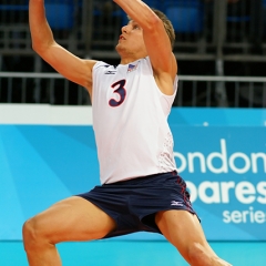 USA 3 v 0 Great Britain [25-23, 25-10, 27-25], 2011 London Volleyball International Invitational, Earl's Court, London, 20th-24th July 2011