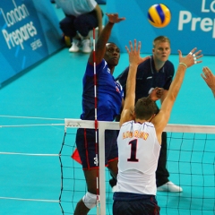 USA 3 v 0 Great Britain [25-23, 25-10, 27-25], 2011 London Volleyball International Invitational, Earl's Court, London, 20th-24th July 2011