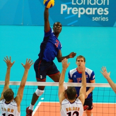 USA 3 v 0 Great Britain [25-23, 25-10, 27-25], 2011 London Volleyball International Invitational, Earl's Court, London, 20th-24th July 2011