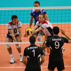 Egypt 1 v 3 Great Britain, 2011 London Volleyball International Invitational, Earl's Court, London, 20th-24th July 2011