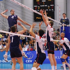 CEV Men's 2011 European League, Pool A, 1st Leg, Great Britain 3 v 2 Croatia [21-25, 21-25, 26-24, 25-18, 15-4], English Institute of Sport, Sheffield, Sat 28th May 2011.