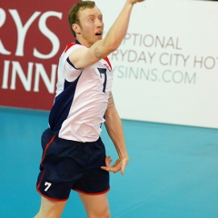 CEV Men's 2011 European League, Pool A, 5th Leg, Great Britain 1 v 3 Slovenia [21-25, 14-25, 33-31, 16-25], Ponds Forge, Sheffield, Fri 10th June 2011.