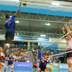 CEV Men's 2011 European League, Pool A, 6th Leg, Great Britain  v  Slovenia [23, 21, 18], Ponds Forge, Sheffield, Sat 11th June 2011.