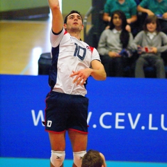 CEV Men's 2011 European League, Pool A, 9th Leg, Great Britain 1 v 3 Belgium [26-24, 19-25, 25-22, 23-25, 14-16], K2, Crawley, Fri 24th June 2011.