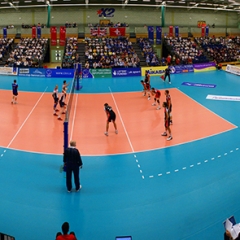 CEV Men's 2011 European League, Pool A, 9th Leg, Great Britain 1 v 3 Belgium [26-24, 19-25, 25-22, 23-25, 14-16], K2, Crawley, Fri 24th June 2011.