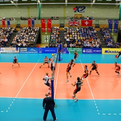 CEV Men's 2011 European League, Pool A, 9th Leg, Great Britain 1 v 3 Belgium [26-24, 19-25, 25-22, 23-25, 14-16], K2, Crawley, Fri 24th June 2011.