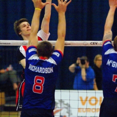 CEV Men's 2011 European League, Pool A, 10th Leg, Great Britain 3 v 2 Belgium [25-23, 23-25, 25-23, 22-25, 15-11], K2, Crawley, Sat 25th June 2011.