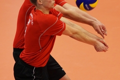 Scottish Volleyball Association, Men's Plate Final, South Ayrshire II 0 v 3 Su Ragazzi II (18, 23, 15), University of Edinburgh, Centre for Sport and Exercise, 18 April 2015. © Michael McConville