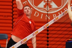 Scottish Volleyball Association, Men's Plate Final, South Ayrshire II 0 v 3 Su Ragazzi II (18, 23, 15), University of Edinburgh, Centre for Sport and Exercise, 18 April 2015. © Michael McConville