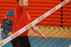 Scottish Volleyball Association, Men's Plate Final, South Ayrshire II 0 v 3 Su Ragazzi II (18, 23, 15), University of Edinburgh, Centre for Sport and Exercise, 18 April 2015. © Michael McConville