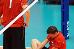 Scottish Volleyball Association, Men's Plate Final, South Ayrshire II 0 v 3 Su Ragazzi II (18, 23, 15), University of Edinburgh, Centre for Sport and Exercise, 18 April 2015. © Michael McConville