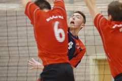 City of Edinburgh Volleyball Club 20th Anniversary Match Day Celebration, CoE M1 0 v 3 CoG Ragazzi (22, 22, 20), Sat 21st Nov 2015