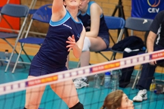 Scottish Student Women 1 v 3 Scotland U23 Women (13-25, 17-25, 27-25, 20-25), International Student Challenge, University of Edinburgh Centre for Sport and Exercise, Fri 15 Apr 2016. © Michael McConville http://www.volleyballphotos.co.uk/2016/SCO/SSS/SSS-SCO-U23W