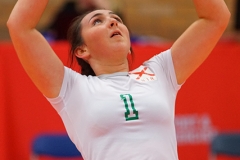 NIR 0 v 3 FAR (17, 20, 11), CEV 2016 European Championships - U19 Women's Finals, University of Edinburgh Centre for Sport and Exercise, Sat 2 Apr 2016. © Michael McConville http://www.volleyballphotos.co.uk/2016/CEVFIVB/SCD-U19W/NIR-FAR